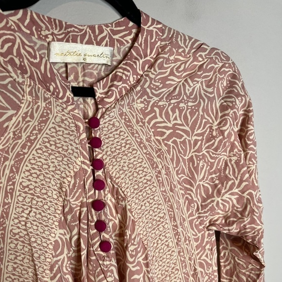 Natalie Martin blush pink patterned boho dress - Picture 2 of 5